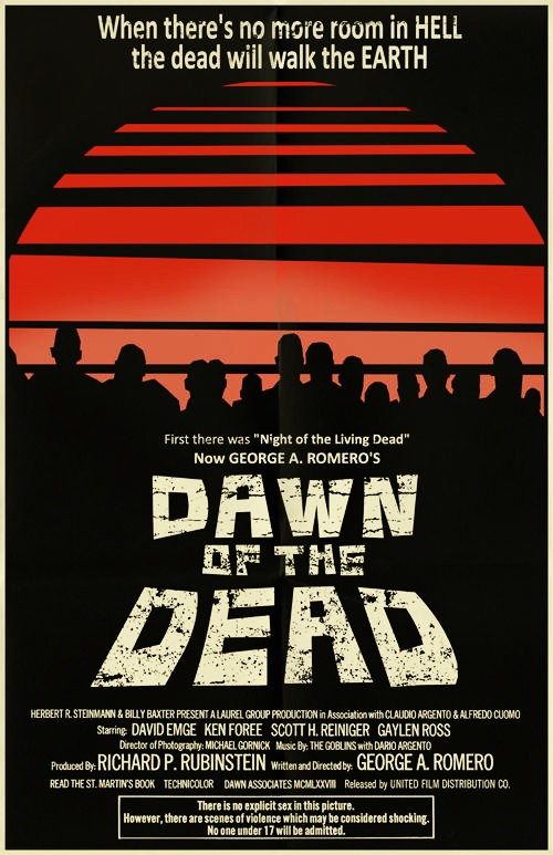 Dawn of the dead: affiche